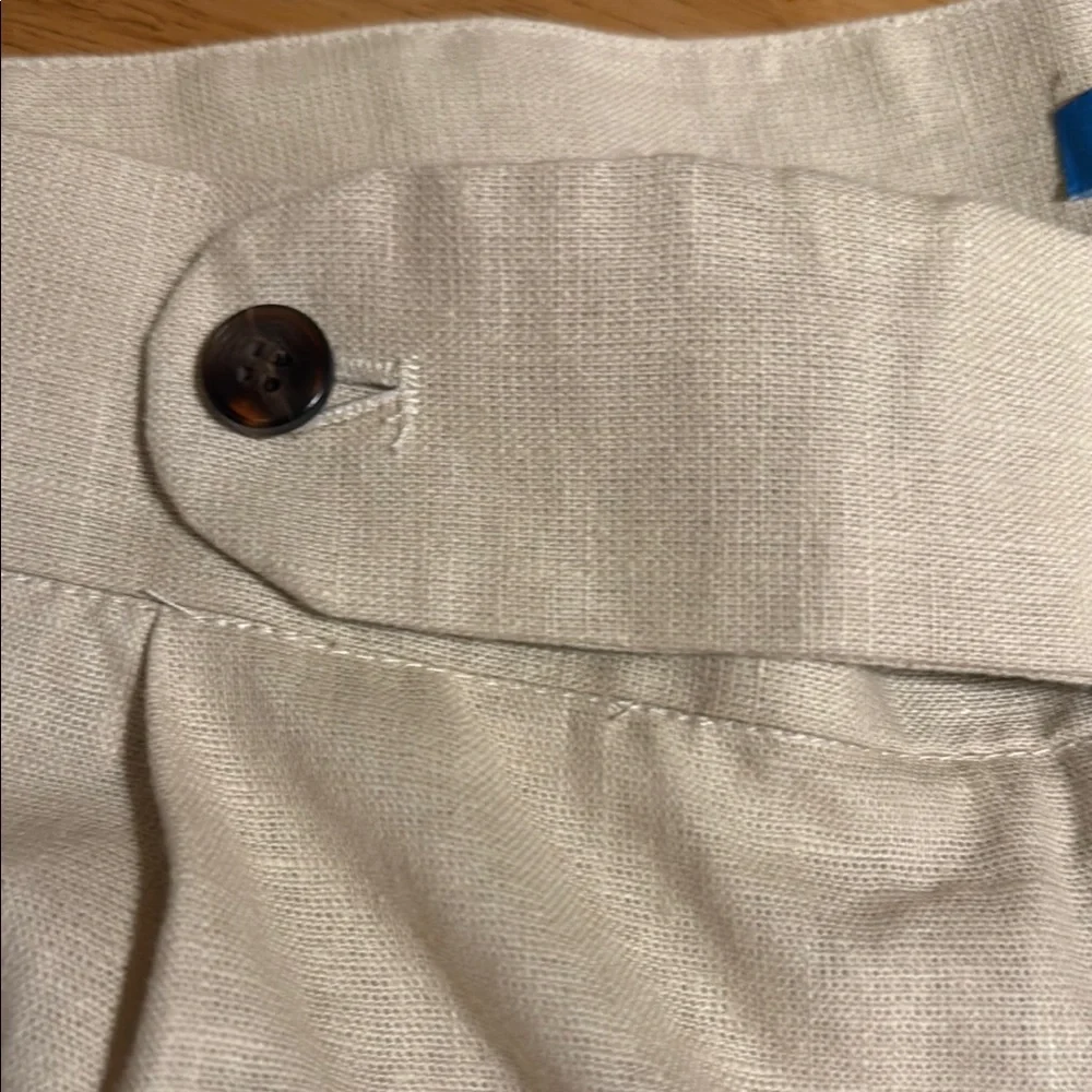 Men's Elegant Beige Dress Pants